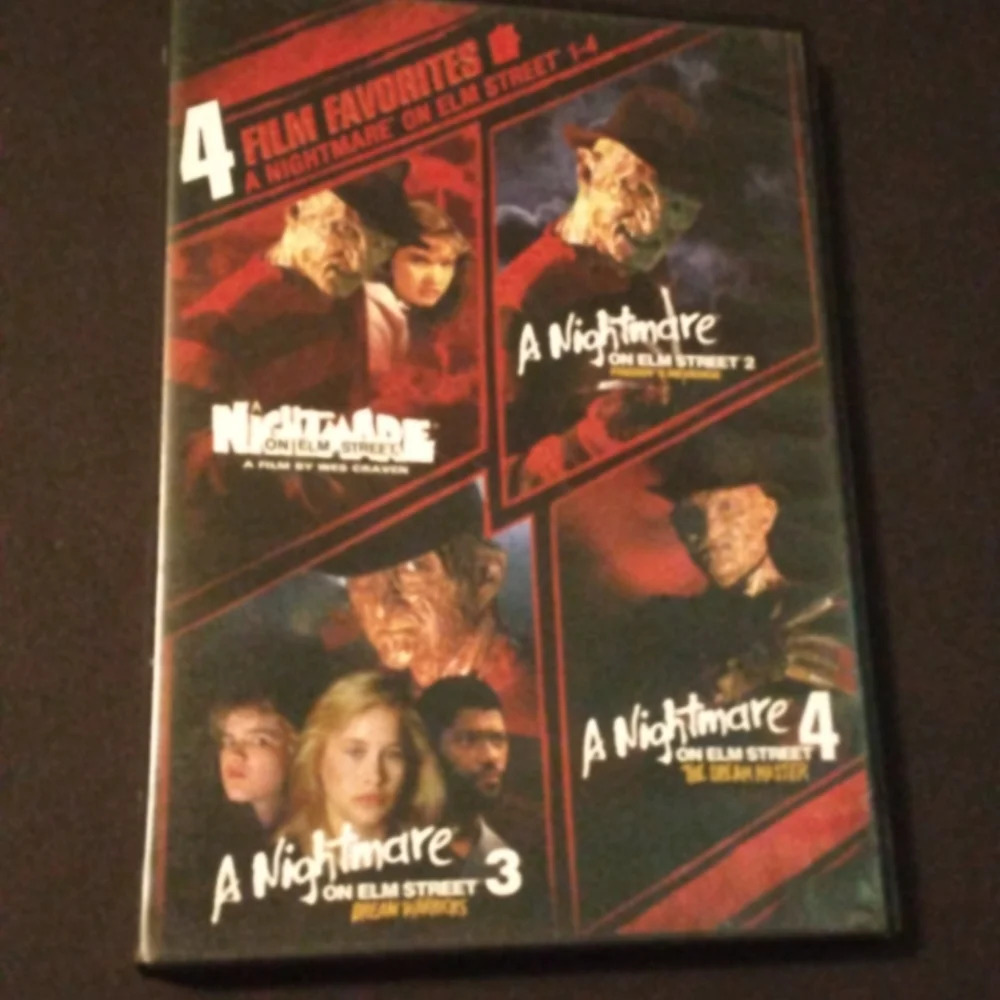 FREDDY KRUEGER A NIGHTMARE ON ELM STREET 1-4 FRIGHTMARE DVD COLLECTION (2000)